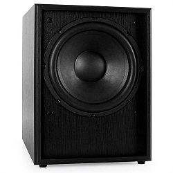 Auna Linie-300-SW-BK, aktív subwoofer, AUX, fekete