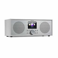 Auna Silver Star Stereo, internet DAB+/FM rádió, WiFi, BT, DAB+/FM, fehér