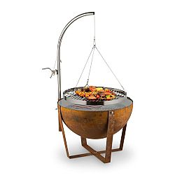 Blumfeldt Blum Fire Globe, tűzrakóhely grillel, Ø 60cm, acél