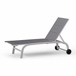 Blumfeldt Lounger Limala XXL, nyugágy, 160 kg teherbírás, 5 fokozatban állítható háttámla, kerekek