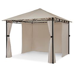 Blumfeldt Mondo, kerti pavilon, party sátor, Gazebo, 3x3 m, acél, poliészter