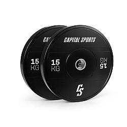 Capital Sports Elongate 2020, tárcsák, 2 x 15 kg, kemény gumi, 50,4 mm