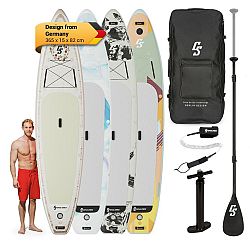 Capital Sports Kipu Allrounder 365, felfújható paddleboard, SUP board Szett, cruiser