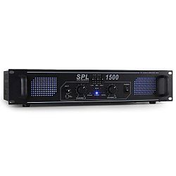 HiFi PA erősítő Skytec SPL-1500-EQ, LED fényeffekt