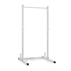 KLARFIT HR 1100, edző állvány, Half Rack, 2 J-horog, húzódzkodó rúd, fehér