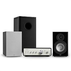 Numan Drive 802, sztereo készlet, erősítő, hangfal, subwoofer, burkolat, fekete/szürke