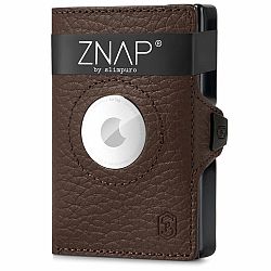 Slimpuro ZNAP Airtag Wallet, 12 kártya, érmés rekesz, 8,9 x 1,8 x 6,3 cm (Sz x Ma x Mé), RFID-védelem