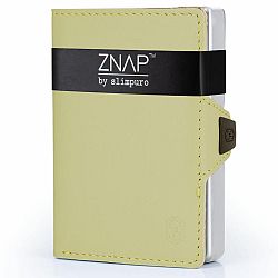 Slimpuro ZNAP, vékony pénztárca, 8 kártya, érmetartó, 8,9 x 1,5 x 6,3 cm (SZ x M x M), RFID védelem