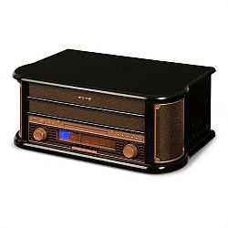 Auna BELLE EPOQUE 1908, retró sztereó rendszer, gramofon, rádió, USB, CD, MP3, mikrorendszer