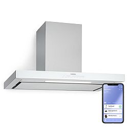 Klarstein Alinea 90, Smart, páraelszívó, 90 cm, falra szerelhető, WiFi, A++, 500 m³/h, érintőképernyő