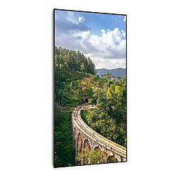 Klarstein Wonderwall Air Art Smart, infravörös hősugárzó, 60 x 120 cm, 700  W, vonat